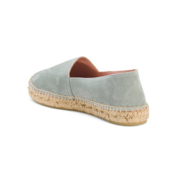 PRETTY BALLERINAS Mint Made In Spain Leather Athena Espadrille Flats - Picture 2 of 2
